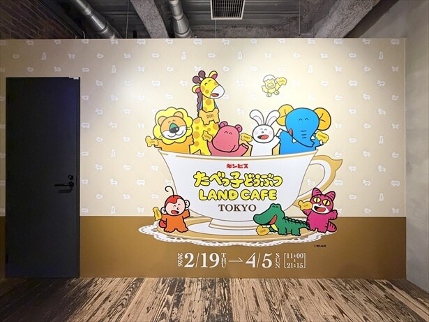 大きなカフェビジュアルのフォトスポットもあります！