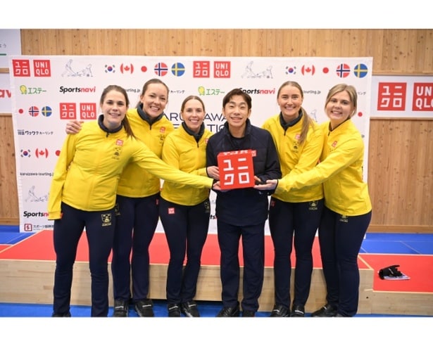 織田さんとスウェーデンのチーム・ハッセルボリ