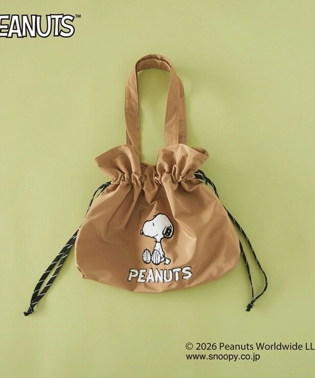 「SNOOPYコラボBAG(CAMEL)」(4400円)