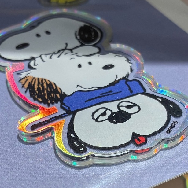 「アクリル素材ステッカー」(638円)