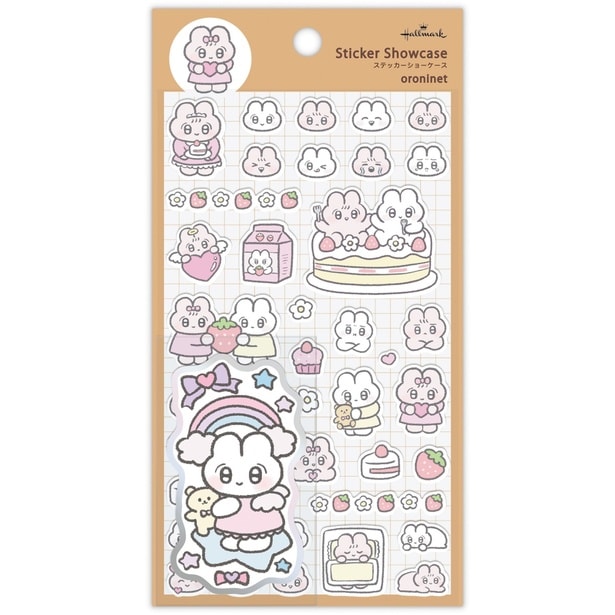 「Sticker Showcase(ステッカーショーケース・oroninetぴえんなうさぎ)」(330円)