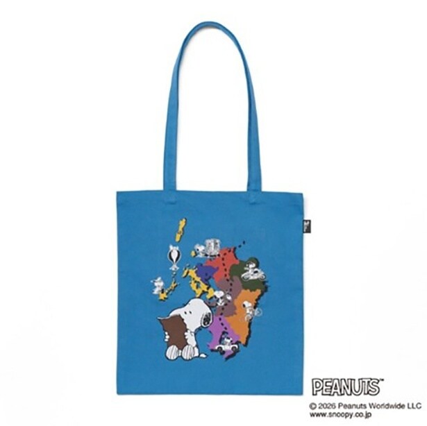 「トートバッグ(ブルー・九州地方)」(3300円)