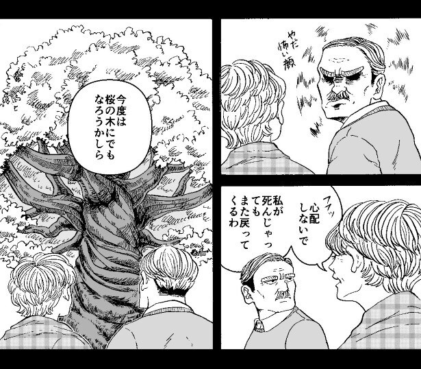 桜には妻との思い出があった