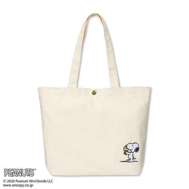 しまむらで「スヌーピーデザイン」春の新作6種!1089円トートバッグは裏面のスヌーピー総柄に注目