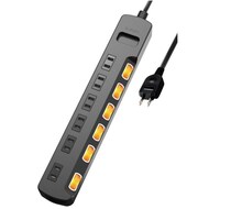 万が一に備える安全設計、雷サージや発火リスクを軽減する【エレコム】電源タップがAmazonで！今すぐチェックしよう！