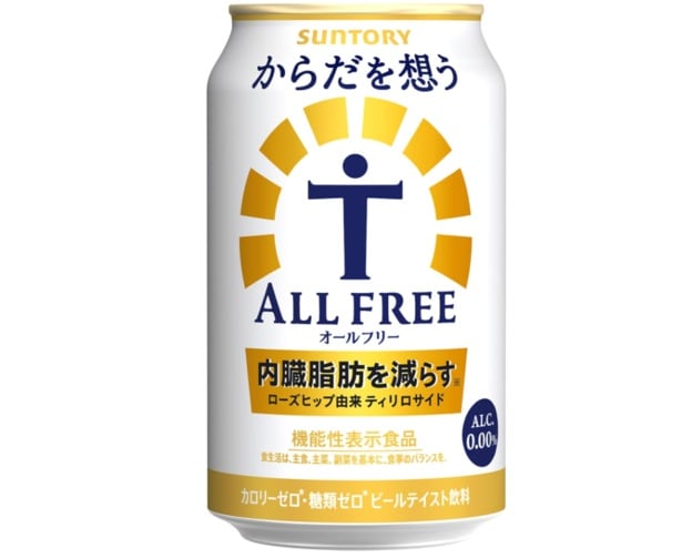 飲みたい気分にぴったり♪罪悪感ゼロで爽快な喉ごしを楽しめる【サントリー】「オールフリー」ノンアルコールビール350ml24本がAmazonで好評販売中!