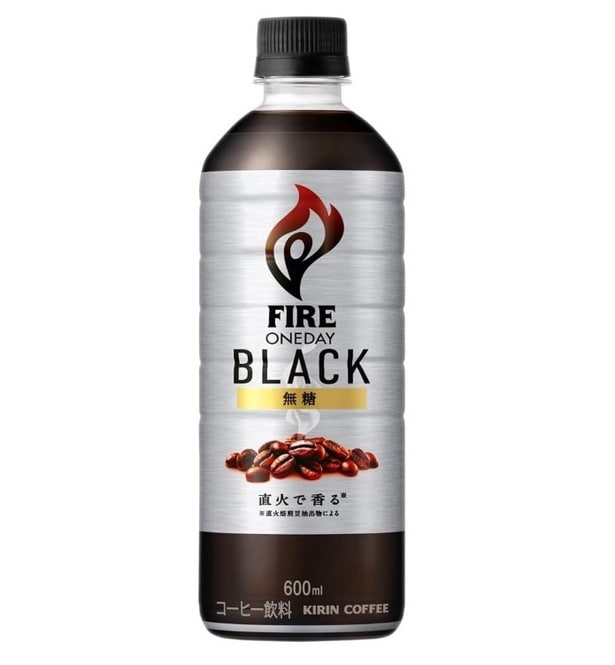 深煎りのコクと無糖のキレがクセになる！ゴクゴク飲める【キリン】FIRE無糖600ml×24本がAmazonで買える！今すぐゲット♪