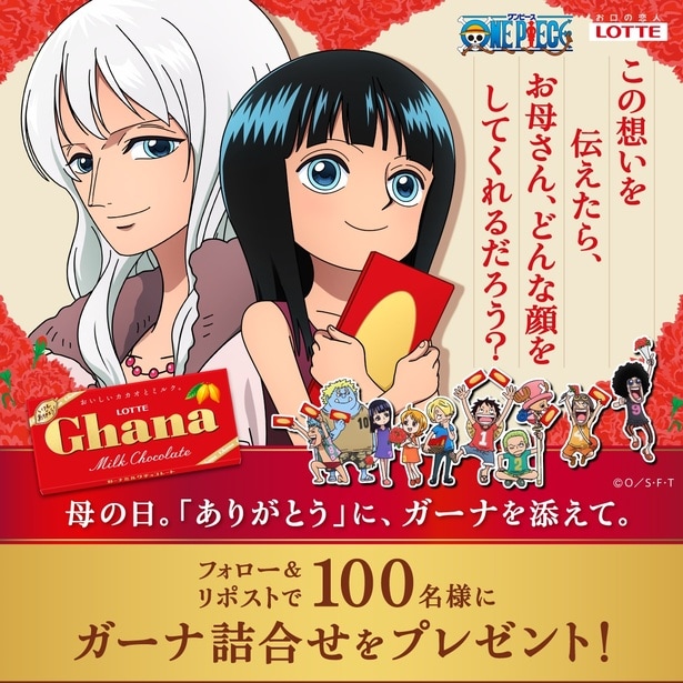 SNSキャンペーンに参加して「ガーナ詰合わせ」を当てよう!