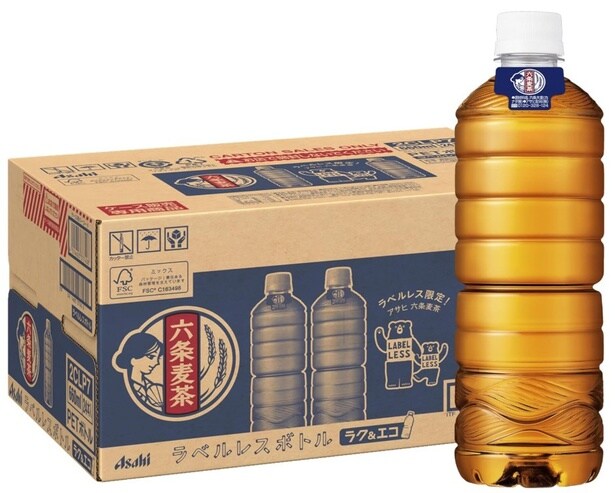 ノンカフェインで家族みんなで安心してゴクゴク!ラベルレスでエコな【アサヒ】麦茶がAmazonで絶賛販売中!