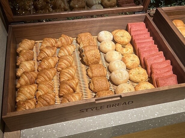 パンの種類の多さにもびっくり