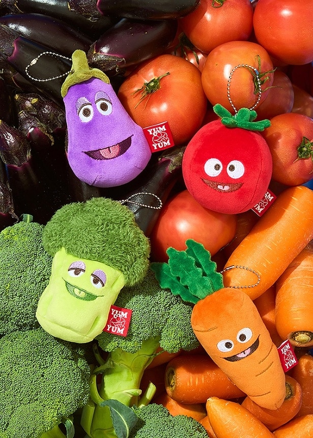 「ぬいぐるみポーチチャーム」(各2750円)