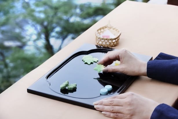 自分だけの盆景菓子