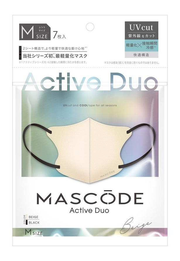 「マスコード 3Dマスク アクティブ デュオ」(660円)