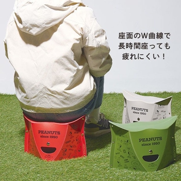 耐荷重100キロ！座面のW曲線がおしりにフィットし、長時間座っても疲れにくい