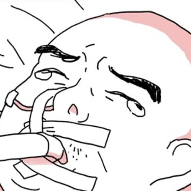 娘に必死に気持ちを伝えたあと、父の目からは涙が…。