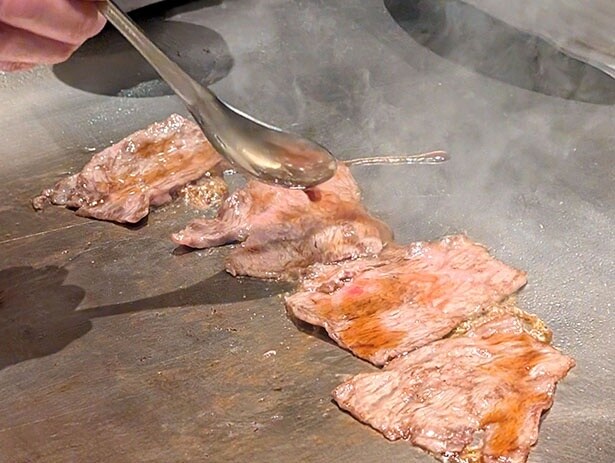 「焼きしゃぶ」。写真は2人前