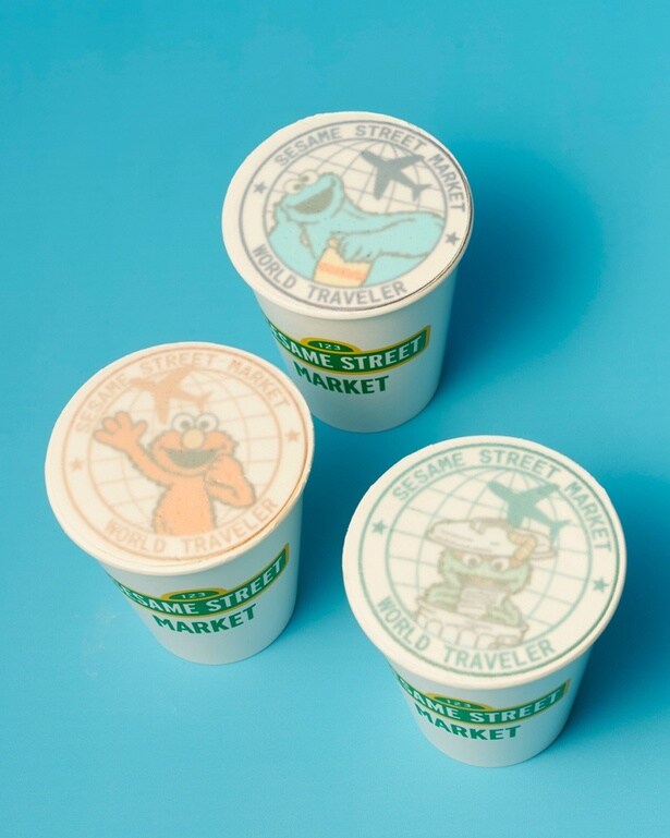 「TRAVELキャラクターラテ」(各650円)