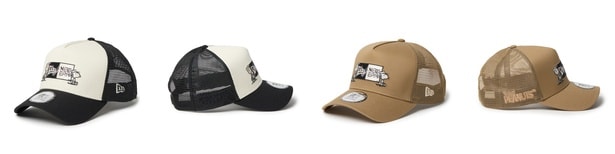 「9FORTY A-Frame トラッカー Vintage PEANUTS GOLF ボックスロゴ」(各4400円)