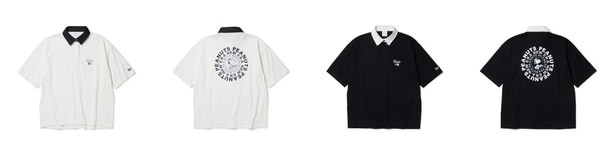 「Women's 半袖ラグビー シャツ Vintage PEANUTS GOLF サークルロゴ」(各1万450円)