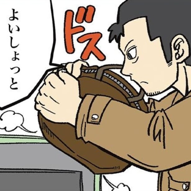 直接タッチ、カードケース…IC系カードで改札を通る時、その持ち方は人それぞれ。この男性はカバンの中に入れたままのタイプのようで…。