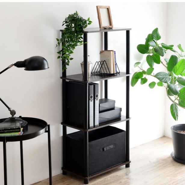 省スペースでもしっかり収納するスマートな棚【山善】ラックをAmazonで発見‼