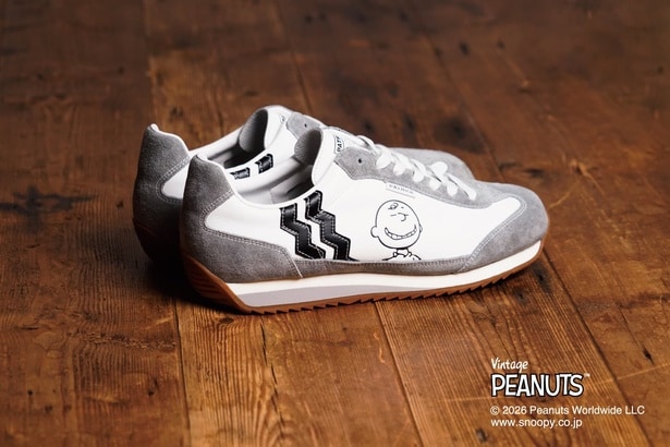 スヌーピーの相棒チャーリー・ブラウンのTシャツが「PATRICK」の2本ラインに!?遊び心満点の新作スニーカー先行予約終了迫る！