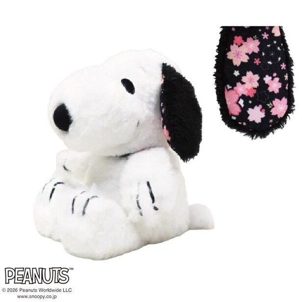 「FUWAKUTA ぬいぐるみ スヌーピー 桜」(2530円)