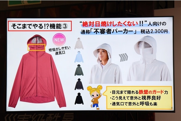通称「不審者パーカー」