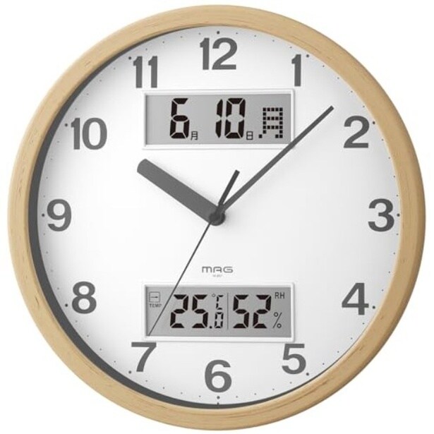 日々の暮らしを豊かにする多機能性！【マグ】のインテリア掛け時計がAmazonで販売中！