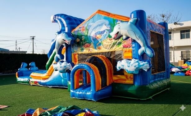 子どもが楽しく遊べる「エアー遊具」※イメージ画像