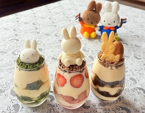 「ア クールベールカフェ」の「ミッフィーの​グラスデザート」