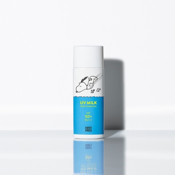 「SNOOPY ノンケミカルUVミルク SPF50+ / PA++++」(2420円)