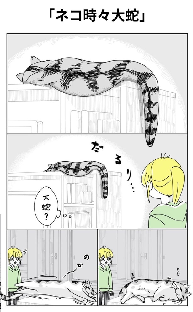 「ネコ時々大蛇」01