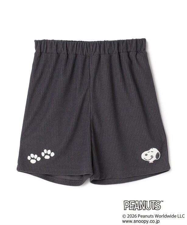 「パイルリブルームウェアハーフパンツ(グレー)」(3300円)