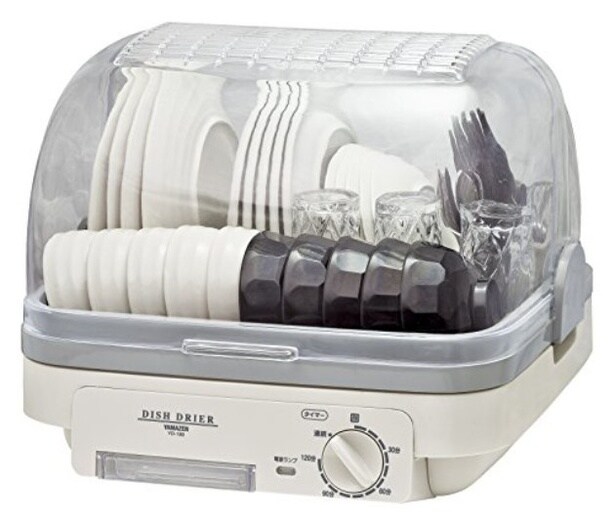 家事の時短を叶える大容量設計。信頼の【ヤマゼン】食器乾燥器で清潔なキッチン環境を整えよう。Amazonで販売中！