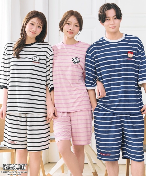 「エメフィール」から発売！スヌーピーのサガラ刺しゅうがかわいいひんやりルームウエア