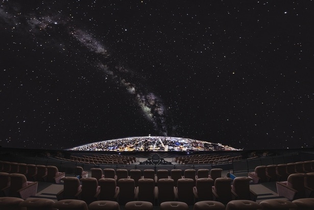 「大阪市立科学館」の世界最大級のプラネタリウム