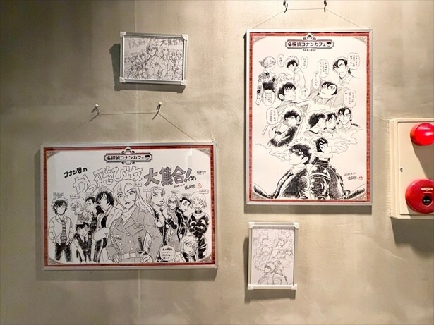 渋谷会場の複製原画。千速、かっこよすぎる…