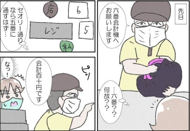 前後のお客の買い物量まで察知し、会計機もスムーズに流れるようお客を誘導