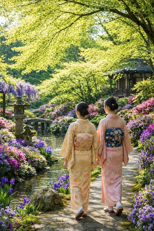 着物で訪れると割引やプレゼントの特典も。新潟の日本庭園28カ所を巡る、5月限定企画を開催