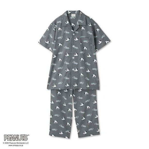 「メンズ パジャマ(ダークグレー)」(2420円)