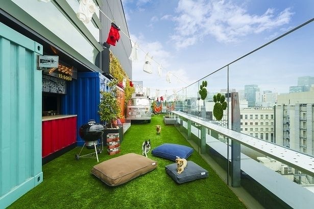銀座にドッグラン誕生！「アロフト東京銀座」の屋上でワンちゃんと一緒にBBQやランチタイムを楽しもう