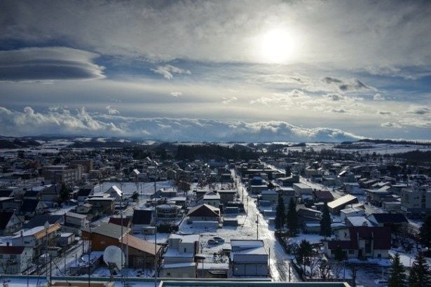 四季の塔からの冬の景観