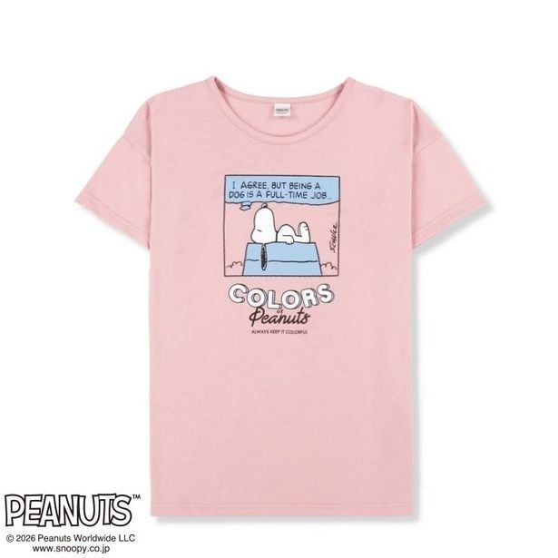 「レディース ルームTシャツ(ピンク)」(1749円)