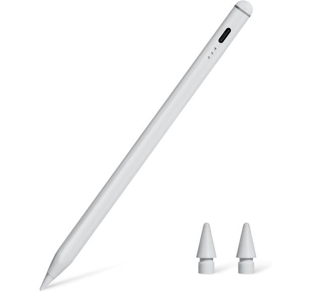 Amazonベーシック スタイラスペン パームリジェクション機能付き iPad第11世代対応 2018-2025年モデル