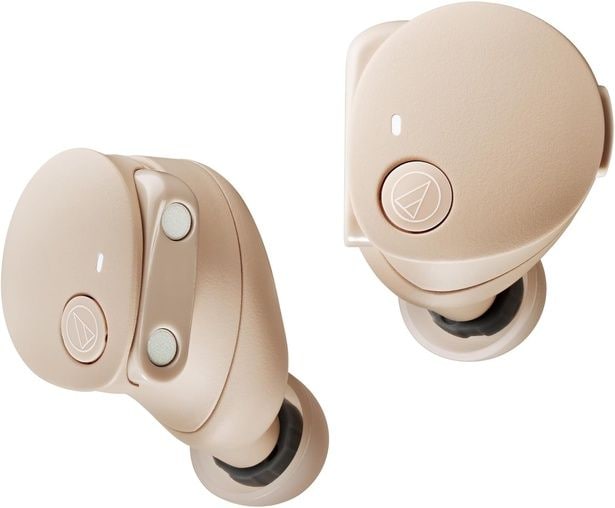 オーディオテクニカ ATH-CKS50TW2 BG(E) ワイヤレスイヤホン Bluetooth 5.3 ノイズキャンセリング ベージュ