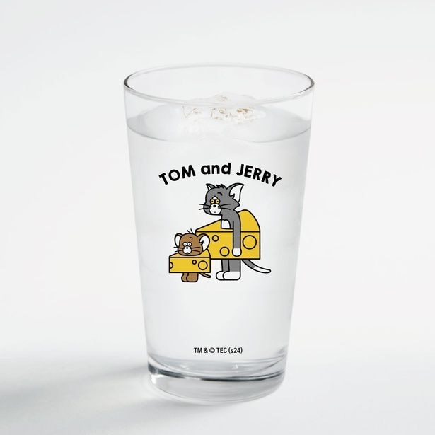 【展覧会限定(アーティストコラボ)商品】「TOM and JERRY×松本セイジ」グラス