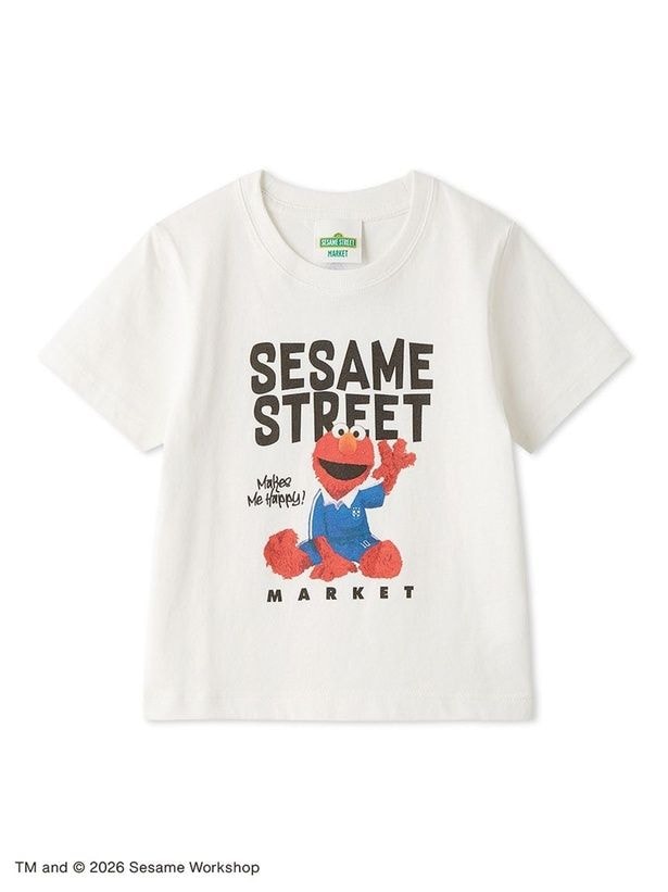 「サッカーフォトTシャツ(ホワイト/エルモ)」(キッズ4620円)