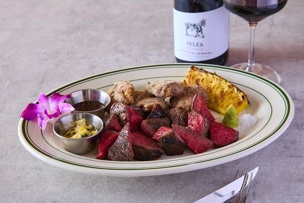 「KIAWE Wood Grilled Steak ランプ」(300グラム6160円)