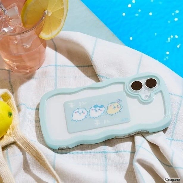 【写真】透明ケース越しにもかわいさが映えるチルチルデザイン